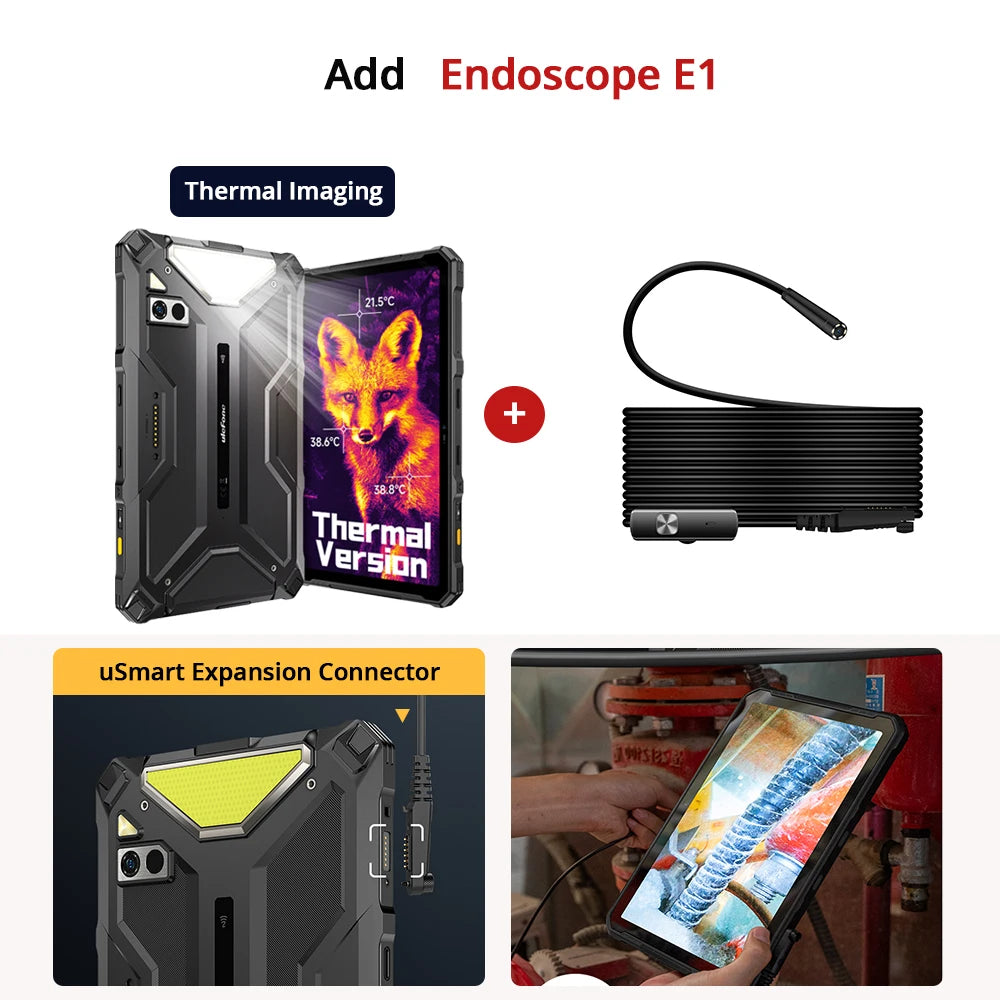 Ulefone Armor Pad 4 Ultra 5G Rugged Tablet Thermal lmaging 10.36"2K Up to 16GB RAM 256GB ROM Android 14 11800mAh