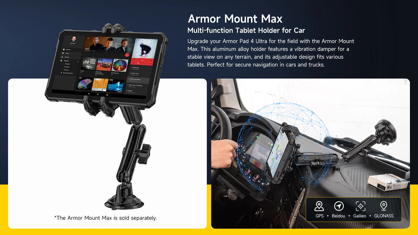 Ulefone Armor Pad 4 Ultra 5G Rugged Tablet Thermal lmaging 10.36"2K Up to 16GB RAM 256GB ROM Android 14 11800mAh