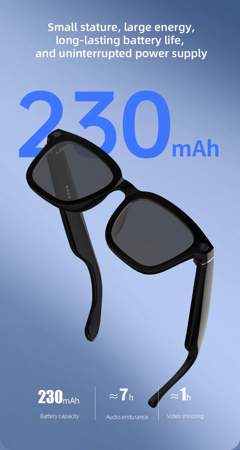 Xiaomi V03 Smart Glasses 500w Pixel Video Camera AI Voice Translation Bluetooth Recording Call Music Intelligent Sunglasses 2025