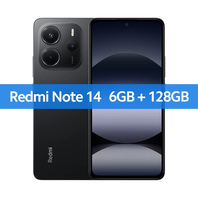 Global Version Xiaomi Redmi Note 14 MediaTek Helio G99-Ultra 108MP AI Camera 6.67" AMOLED 120Hz Display 5500mAh