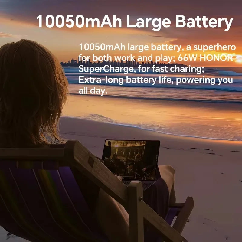 Global Version HONOR MagicPad 2 tablet android 12.3" OLED Screen Snapdragon 8s Gen 3 CPU 13MP Rear Camera 10050mAh Battery