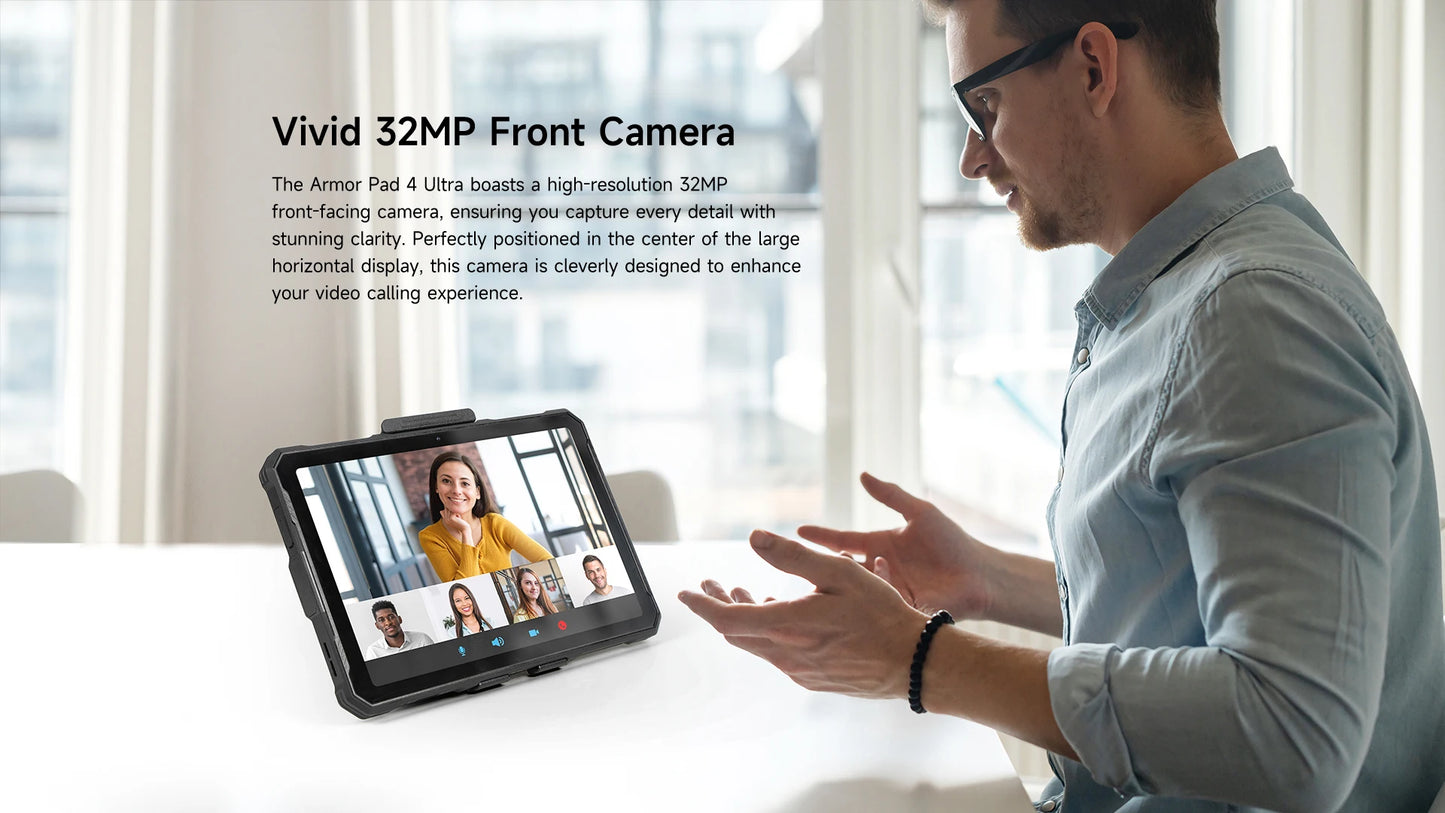 Ulefone Armor Pad 4 Ultra 5G Rugged Tablet Thermal lmaging 10.36"2K Up to 16GB RAM 256GB ROM Android 14 11800mAh