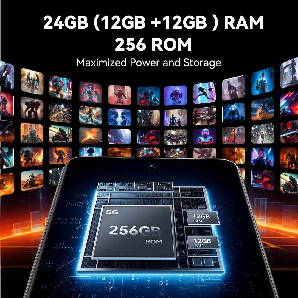 CUBOT MAX 5, Android Smartphone 5G, Dimensity 8200,4nm, 3.1GHz, 6.95-inch 144Hz Large Screen, 24+256GB,Gaming Phone,Add to Cart