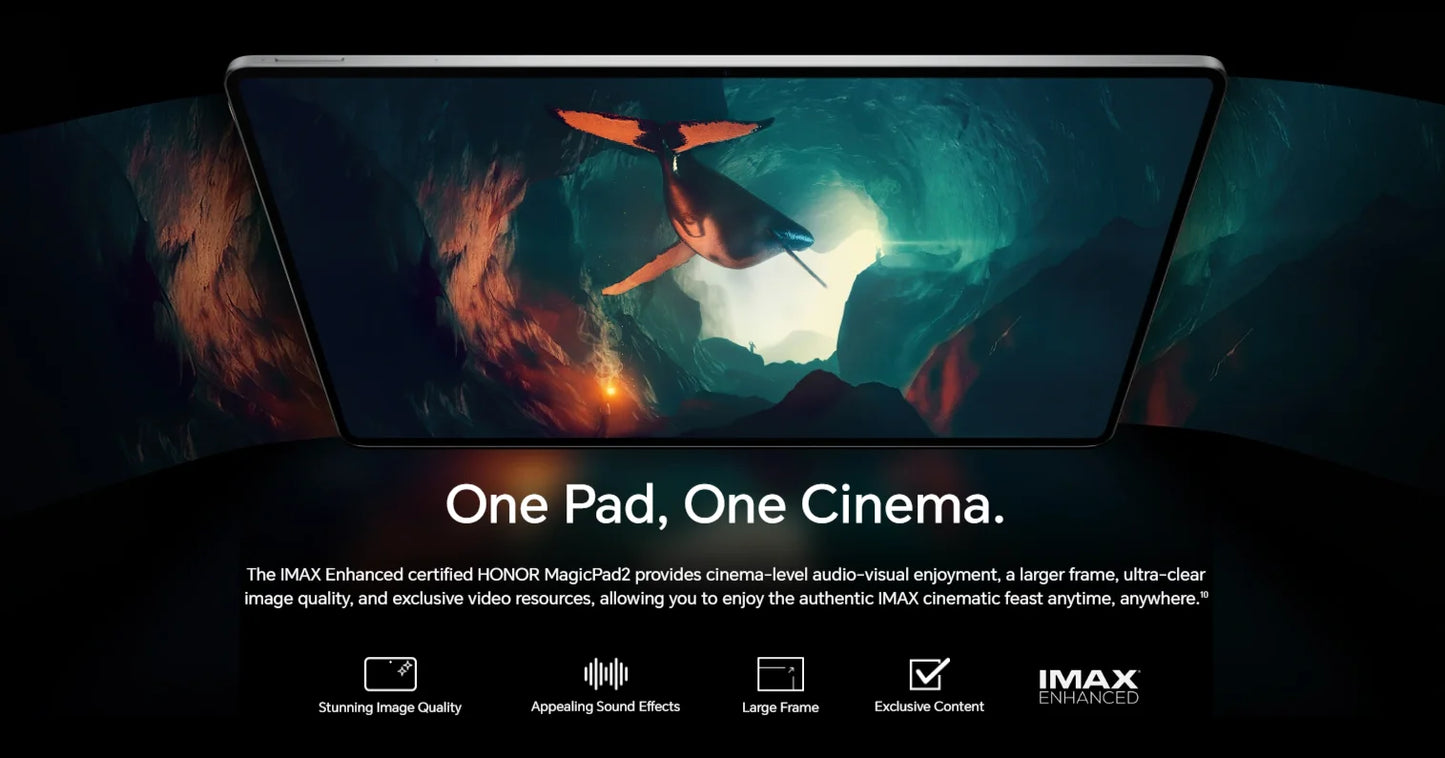 Global Version HONOR MagicPad 2 tablet android 12.3" OLED Screen Snapdragon 8s Gen 3 CPU 13MP Rear Camera 10050mAh Battery