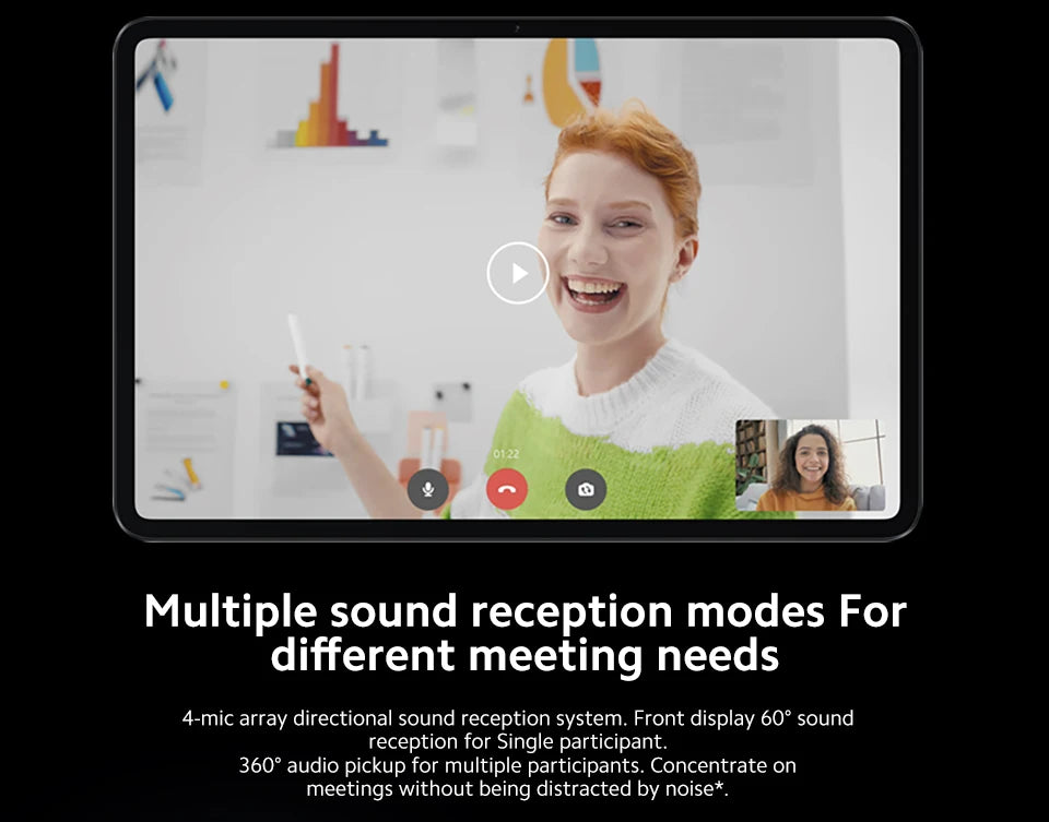 New Xiaomi Pad 6 Global Version 11-inch 144Hz WQHD+ 128GB / 256GB ROM Snapdragon 870 Tablet 8840 mAh 33W Charging