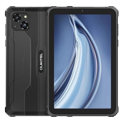 OUKITEL RT3 Pro Rugged Tablet PC 4GB+128GB 8.0'' Android 14 MediaTek G81 Octa Core 48MP Camera 5150mAh 33W Tablet PC