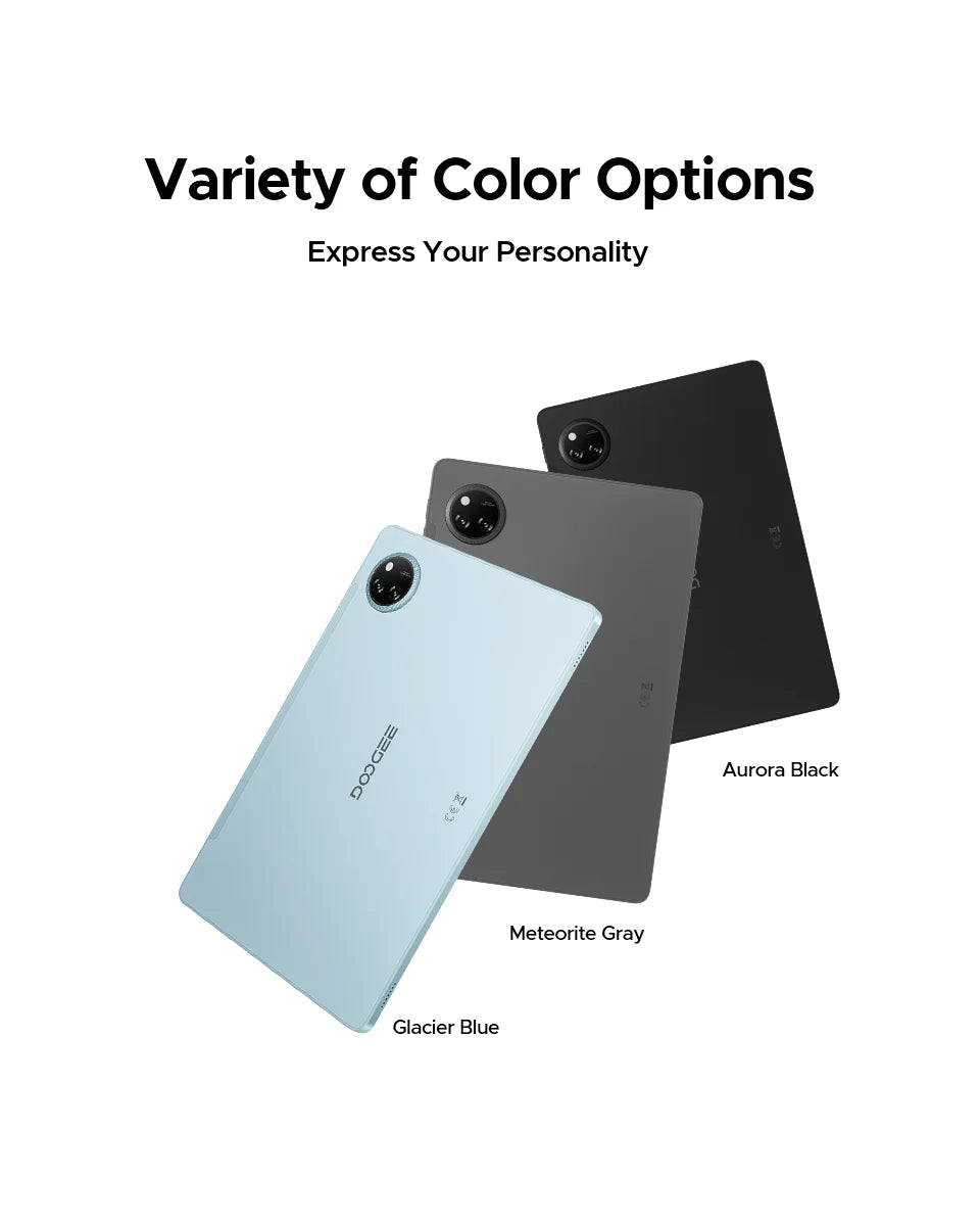 【Brand+】Doogee Tab A9 Pro+ Tablet Pc 11-Inch Android 15 30Gb Ram(6+24) 128Gb Rom 8580Mah Battery Widevine L1 Support