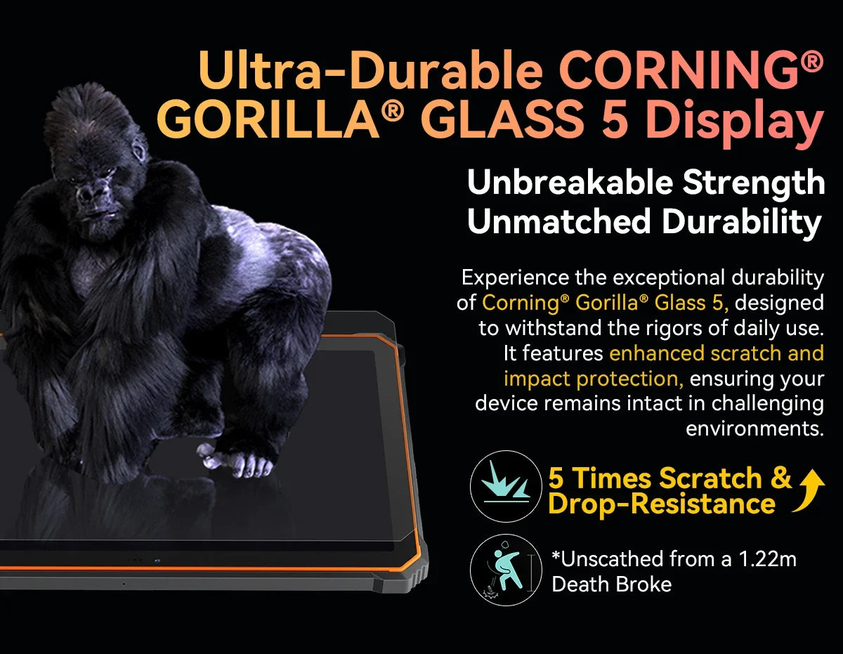 Blackview Active 10 Pro 5G Rugged Tablets 11" FHD+ Display 12GB 256G/512GB Android 14 30000mAh Battery 108MP Camera MTK 7300