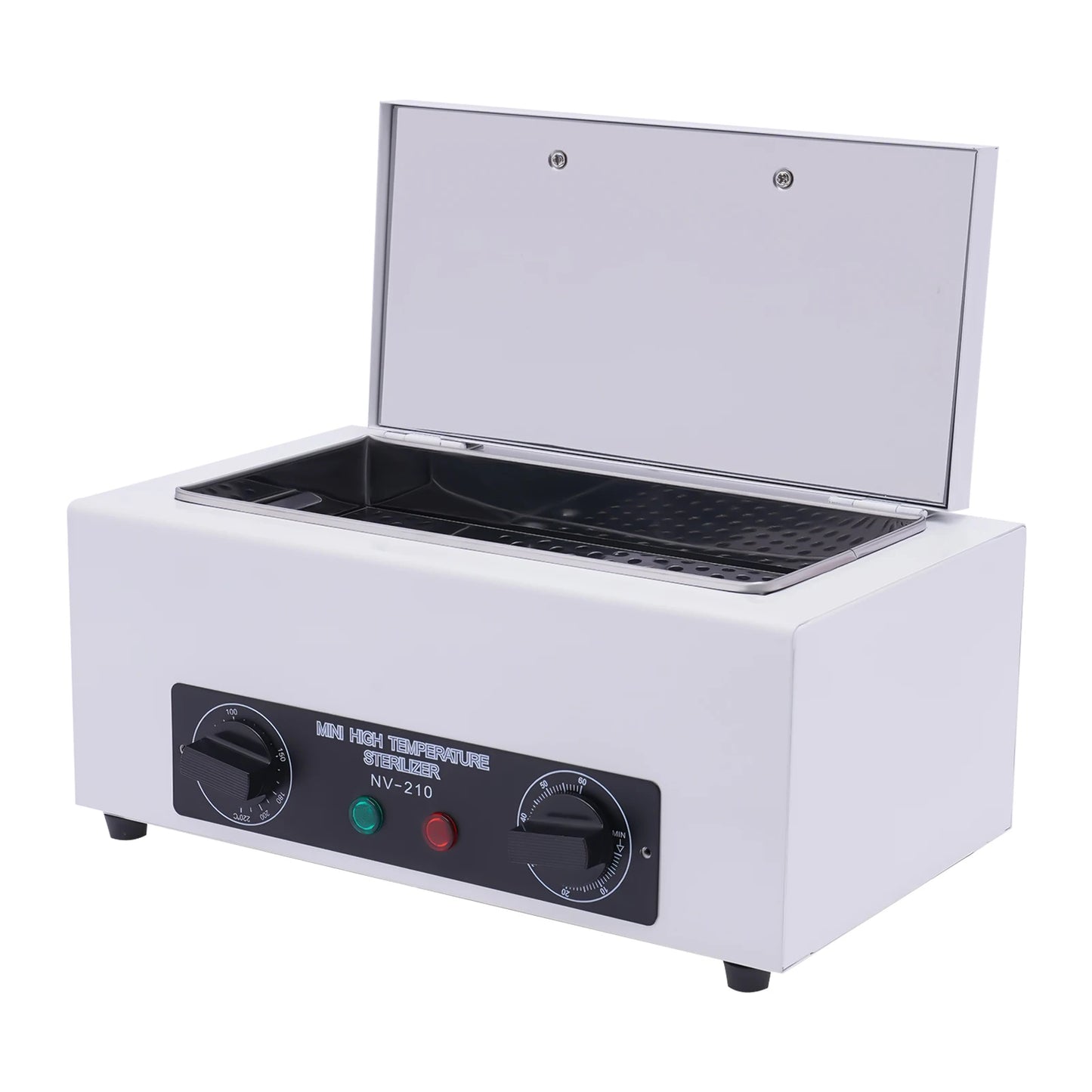 Nail Tool Sterilizer 220V Intelligent Dual Control Dry Heat Disinfection Large Capacity Multiple Use for Spa and Beauty Tools