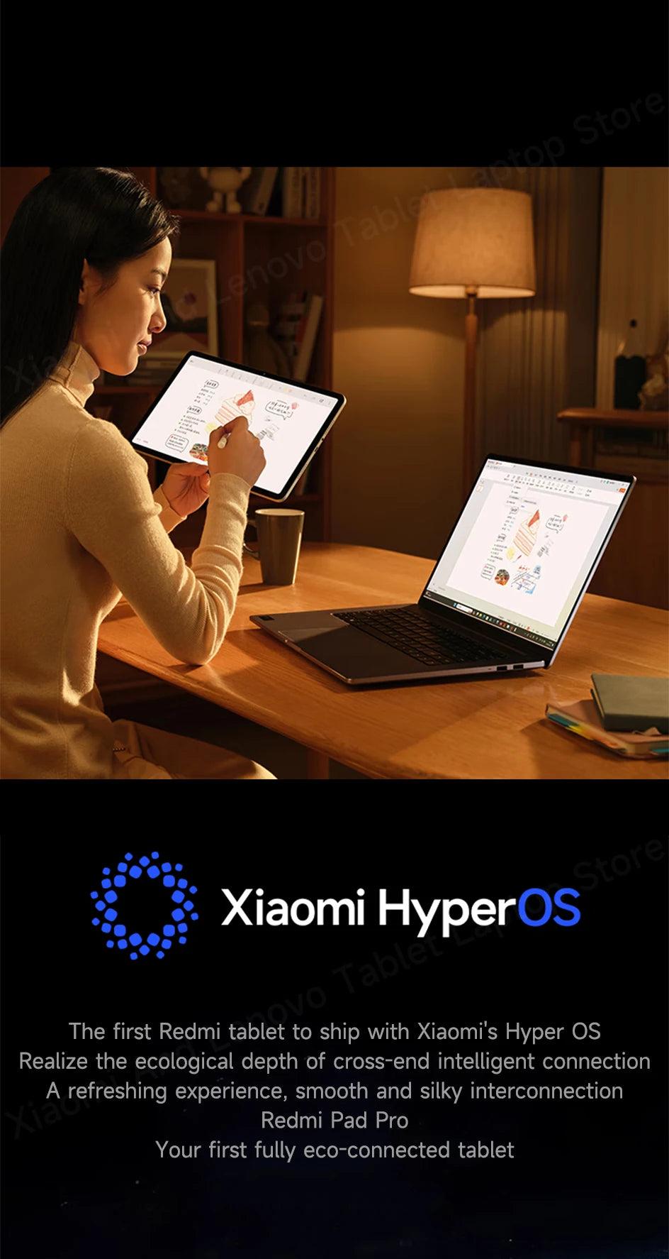 Xiaomi Tablet Chinese Rom Redmi Pad Pro 2024 12.1“ 2.5K 120Hz Snapdragon 7s Gen 2 10000mAh Quad speakers Dolby Atmos Tablet Pc