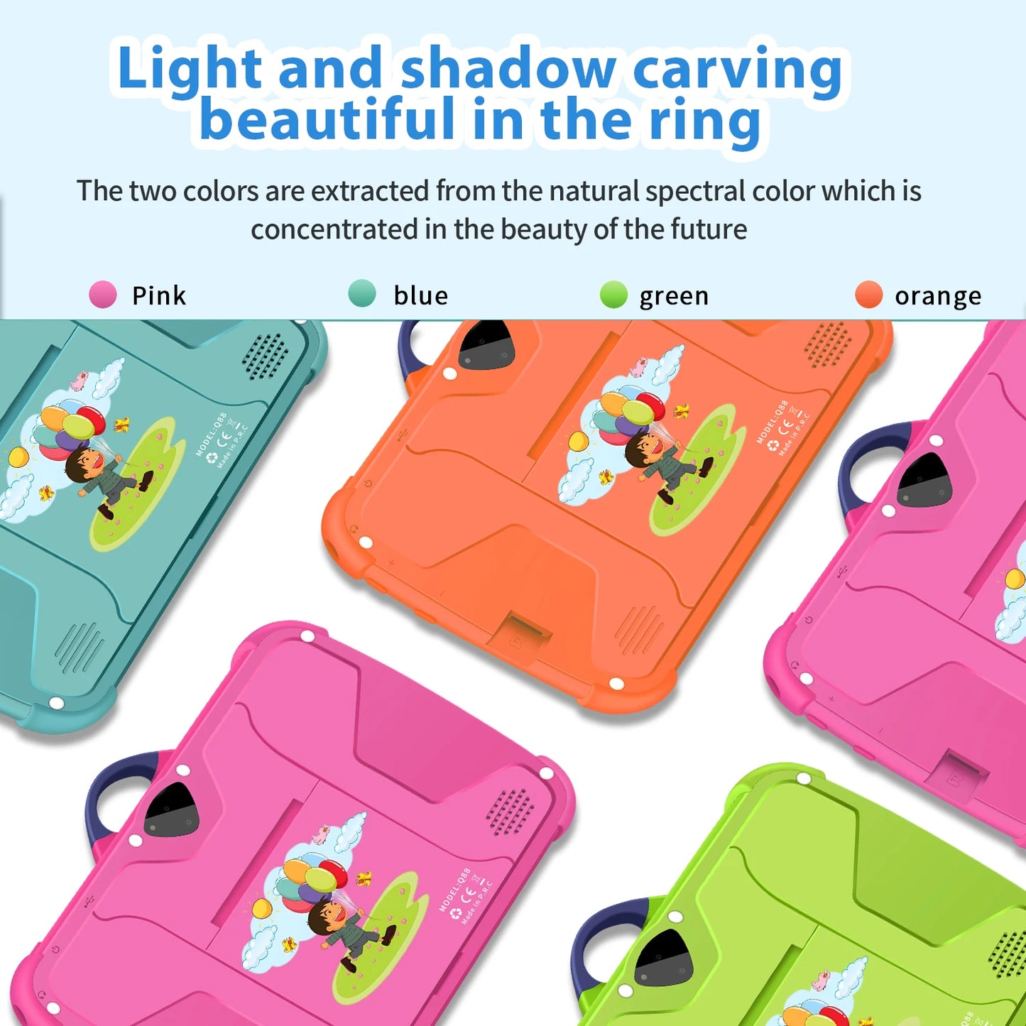 New 7 Inch 5G WiFi Tablet Pc for Children's best Gifts Android Kids Game Educational Learning Tablets Quad Core 4GB RAM 64GB ROM