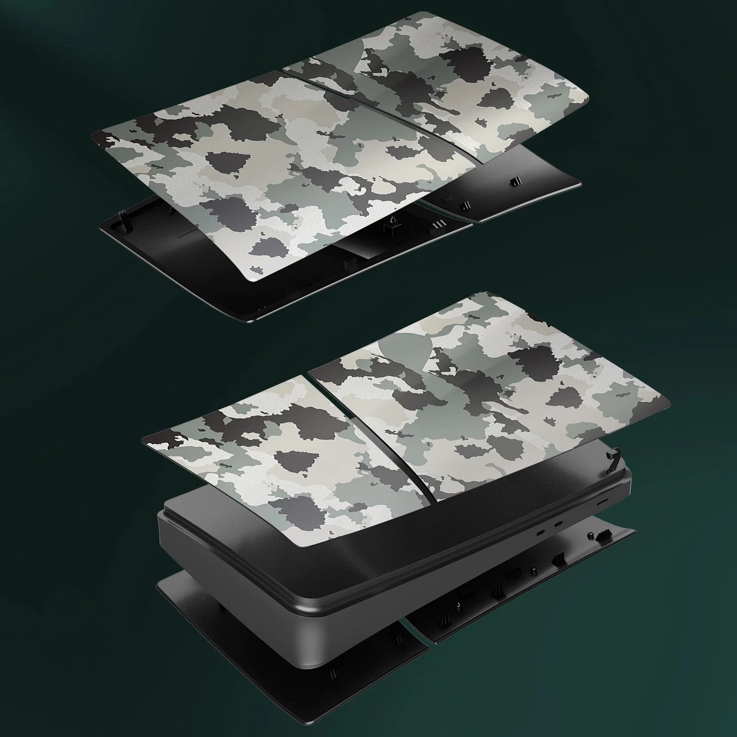 Digital Edtion Hard ABS Plastic Replacement PS5 Slim FacePlate Cover Shell Skin Case Accessories for Playstation 5 Slim Plates