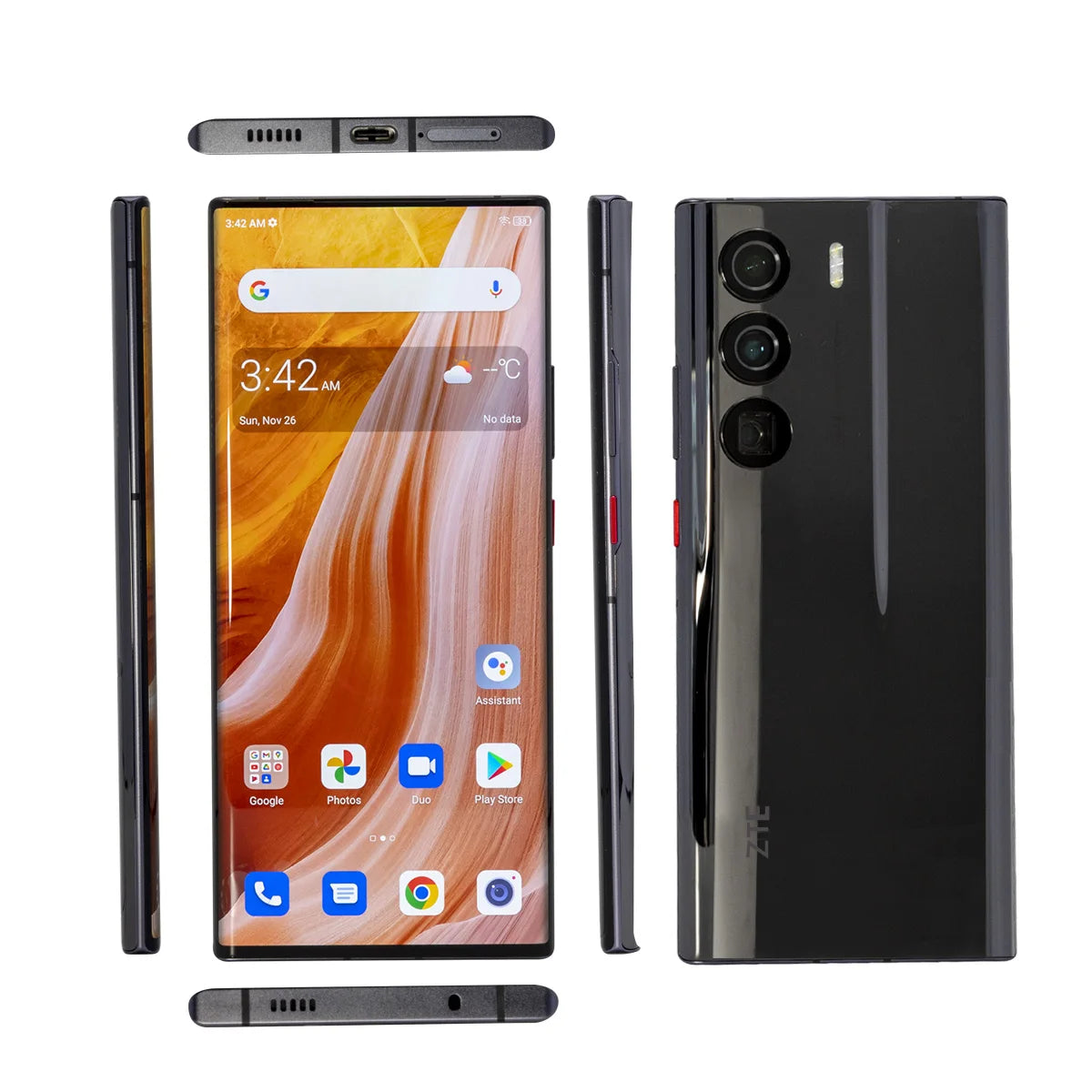 ZTE Axon 40 Ultra Space Edition 5G China Rom Smartphone with UDC Technology Snapdragon 8Gen1 6.8-inch 120Hz AMOLED Display