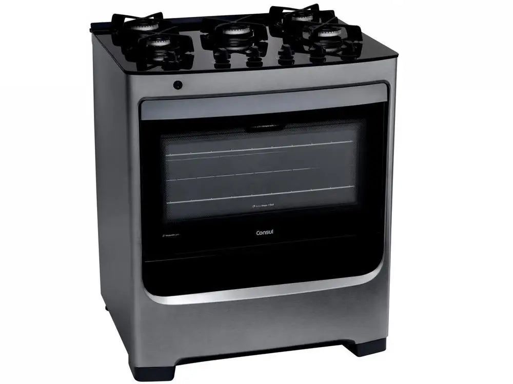 5-Bocas Consul Inox Glass Table Stove CFS5VARUNA - Bivolt