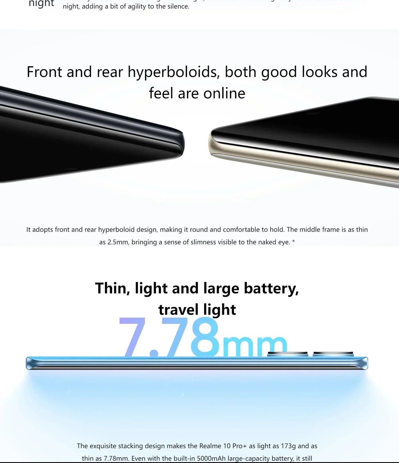 OPPO realme 10 pro plus 5G Global firmware Unlocked 6.7 inch 8GB 256GB Camera 108MP Used Phone