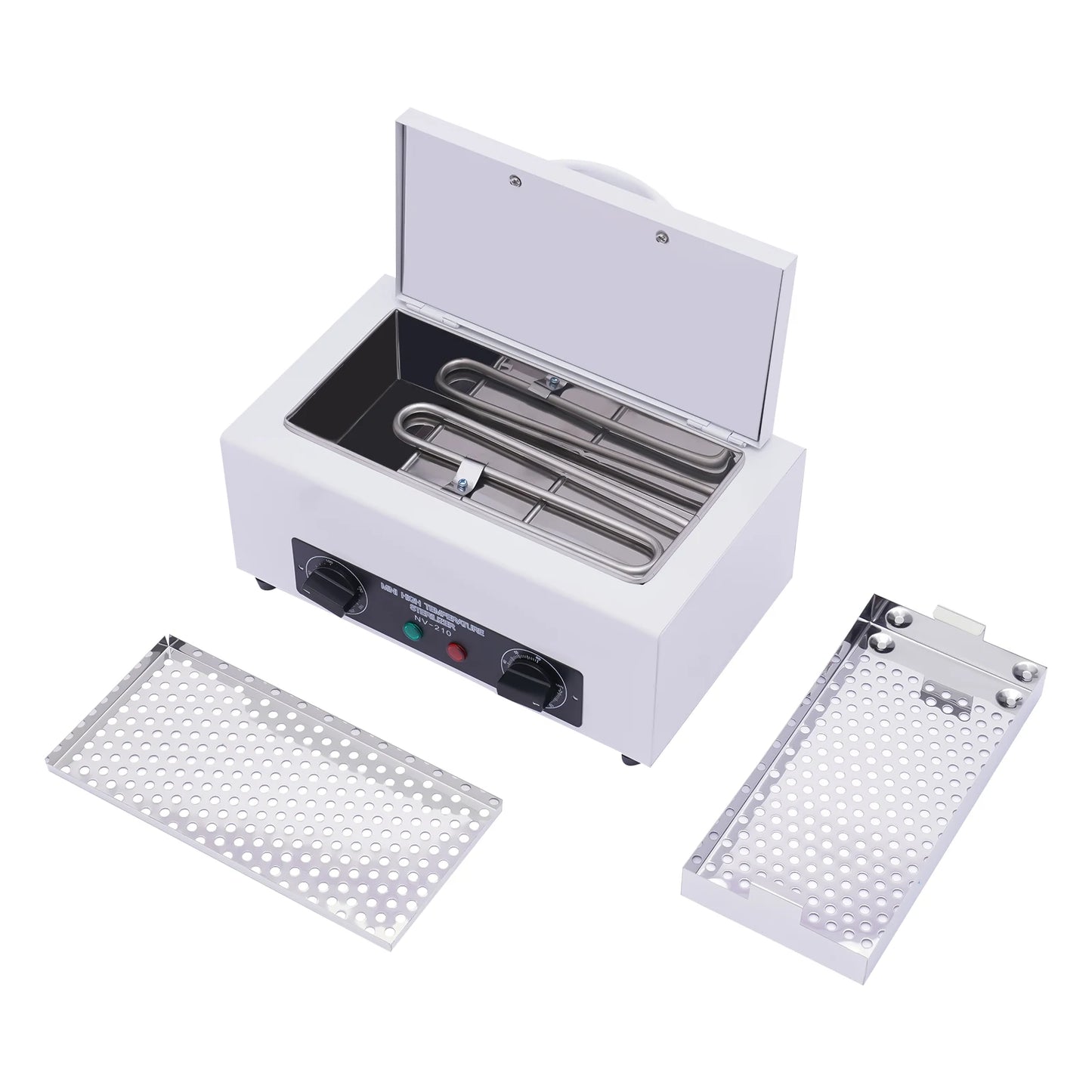 Nail Tool Sterilizer 220V Intelligent Dual Control Dry Heat Disinfection Large Capacity Multiple Use for Spa and Beauty Tools