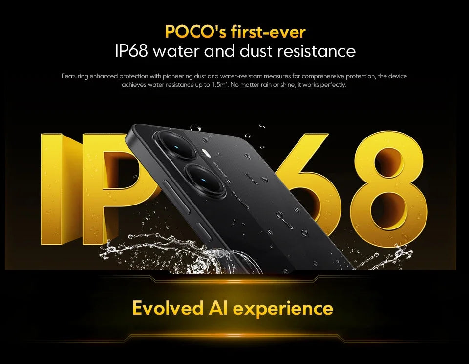 POCO X7 Pro Global Version Smartphone Dimensity 8400-Ultra 6.67"1.5K Display 6000mAh battery 90W Charge 5G NFC