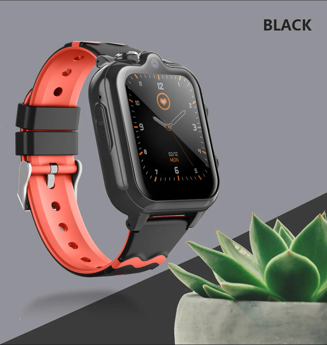 D35 4G Kids Smart Watch Video SIM ROM 8GB Call Phone Watch Monitor GPS SOS Location Monitor Children Boy Girl Smartwatch Gifts