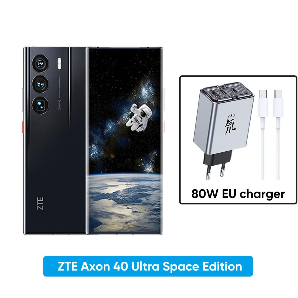 ZTE Axon 40 Ultra Space Edition 5G China Rom Smartphone with UDC Technology Snapdragon 8Gen1 6.8-inch 120Hz AMOLED Display