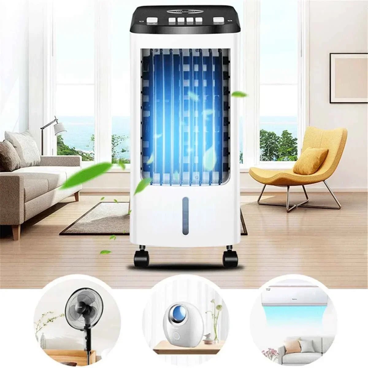 70W Portable Air Conditioner Conditioning Fan Humidifier Cooler Cooling 220V Air Conditioner Timed Cooling Fan Humidifier+Gift