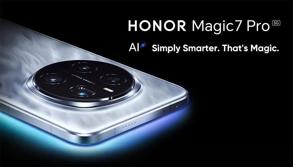 2025 New Original HONOR Magic7 Pro Global Version 5G Smartphone Snapdragon 8 Elite 6.8''120Hz LTPO Display 100W Fast Charge IP69