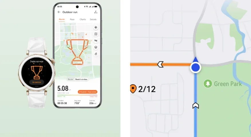 98new HUAWEI Watch GT 5 Smartwatch, Buit-in Map,Replay Message,compatible with IOS and Android
