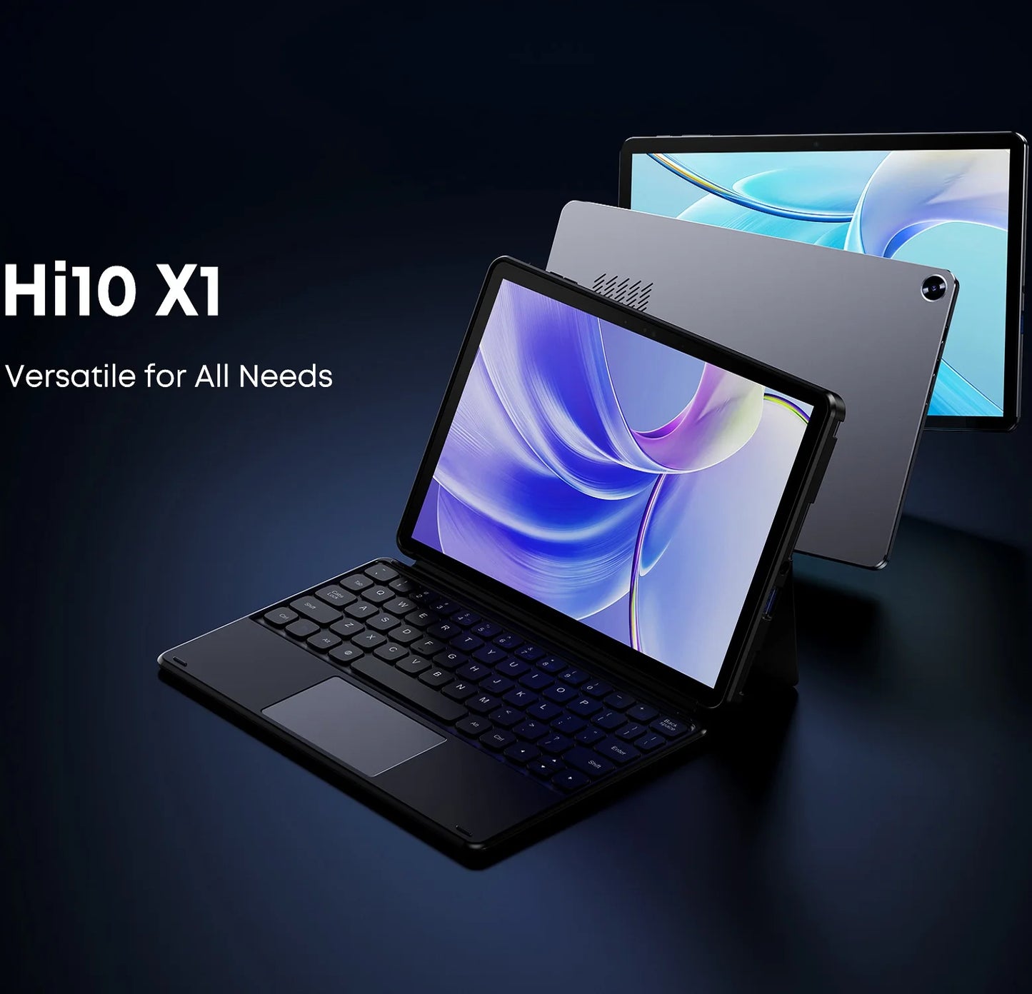 CHUWI Hi10 X1 Tablet 2 In 1 Tablet PC 10.1inch Display Intel N150 Processor LPDDR5 8GB RAM 256GB SSD Windows 11 Tablets PC WiFi6