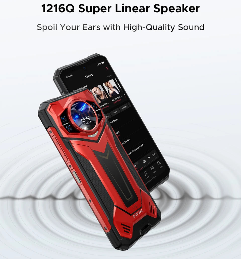 DOOGEE S200 Plus 5G Rugged Phone 1.32" Rear Display AI Image 6.72'' Screen 16GB 512GB 11000 mAh Battery Android 15 Smartphone