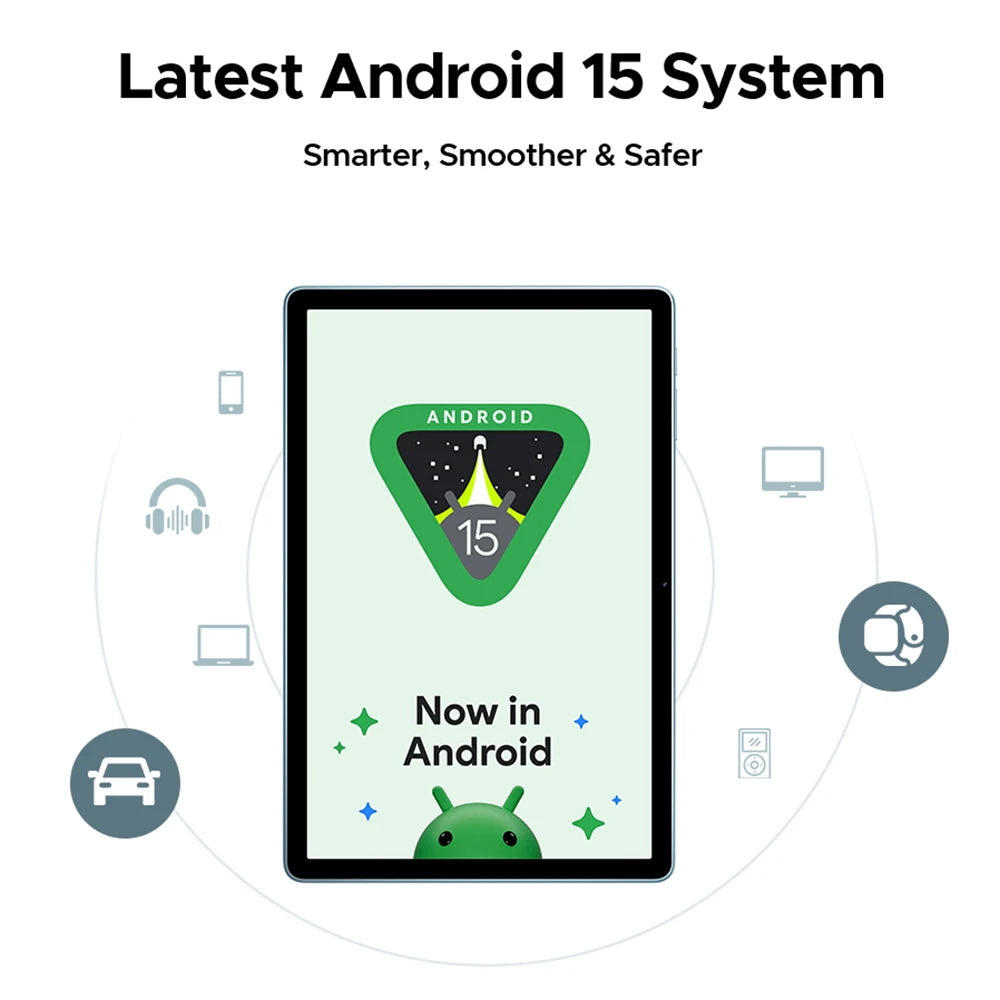 【Brand+】Doogee Tab A9 Pro+ Tablet Pc 11-Inch Android 15 30Gb Ram(6+24) 128Gb Rom 8580Mah Battery Widevine L1 Support