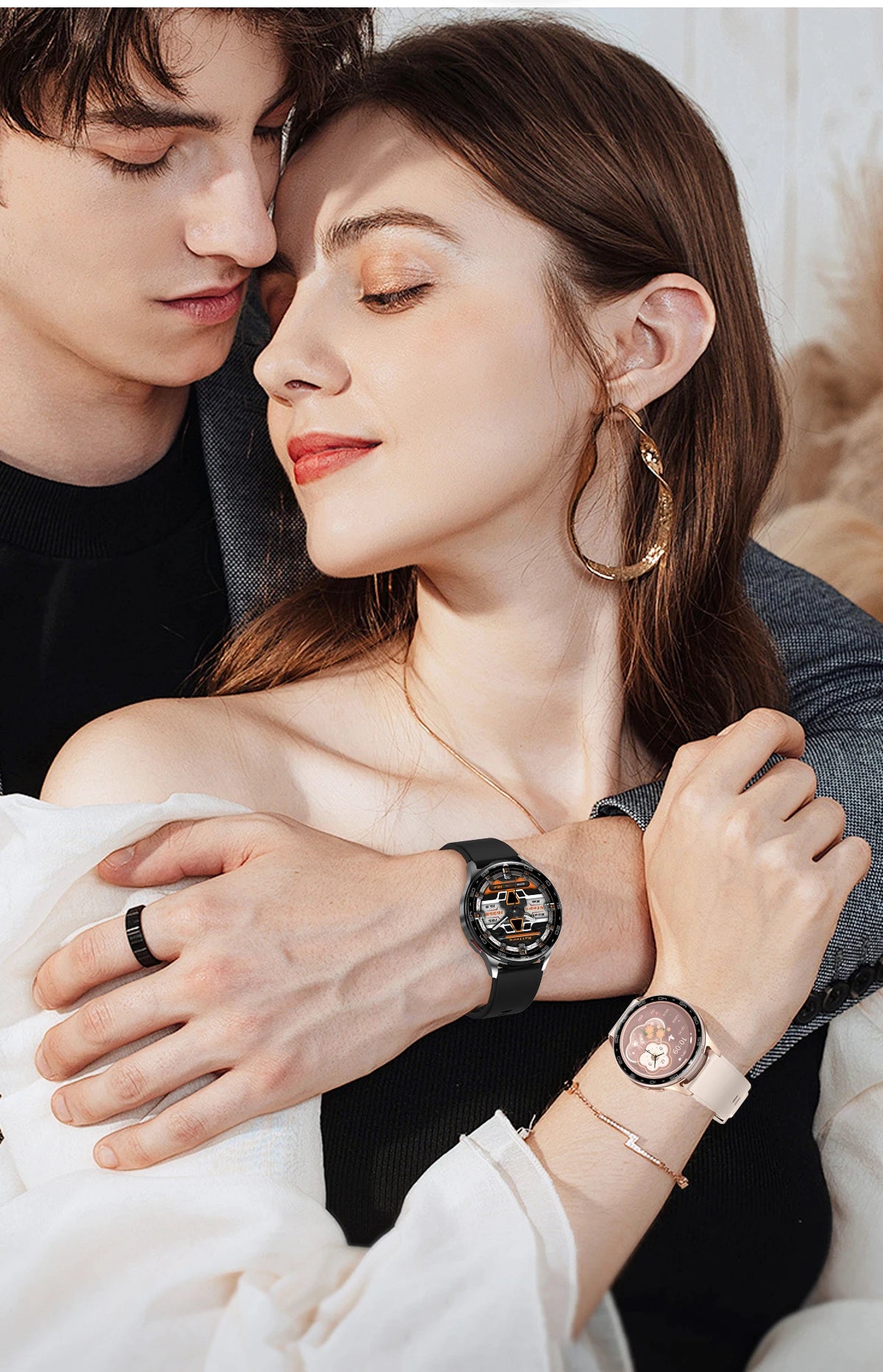 New Smart Watch TWS 2-in-1 Bluetooth Earphones With built-in Speaker HIFI 9D Sound Quality Health Monitor Watch For Android iOS