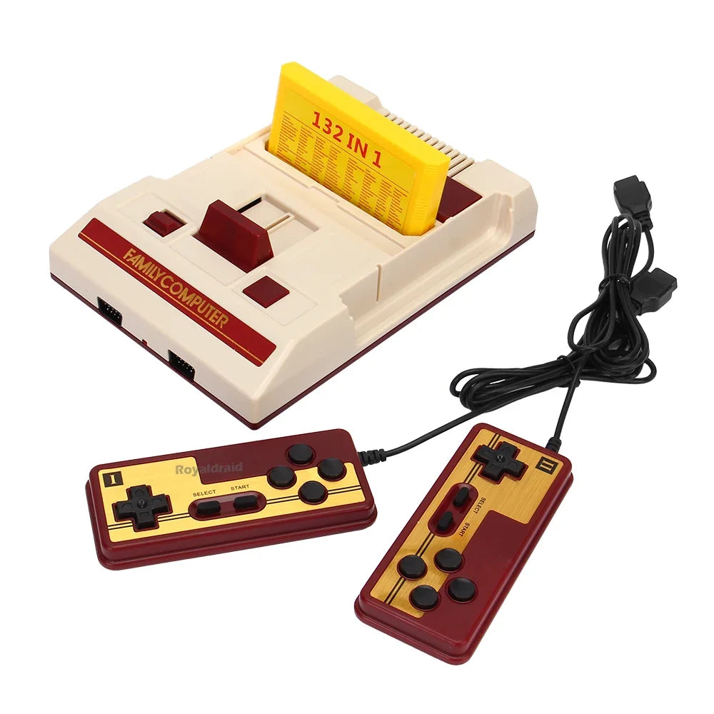 NEW 8Bit Video Game Consol Built-in 500 Classic Games Family Computer TV Game Console Support Game Cartridge For FC Retro Gaming
