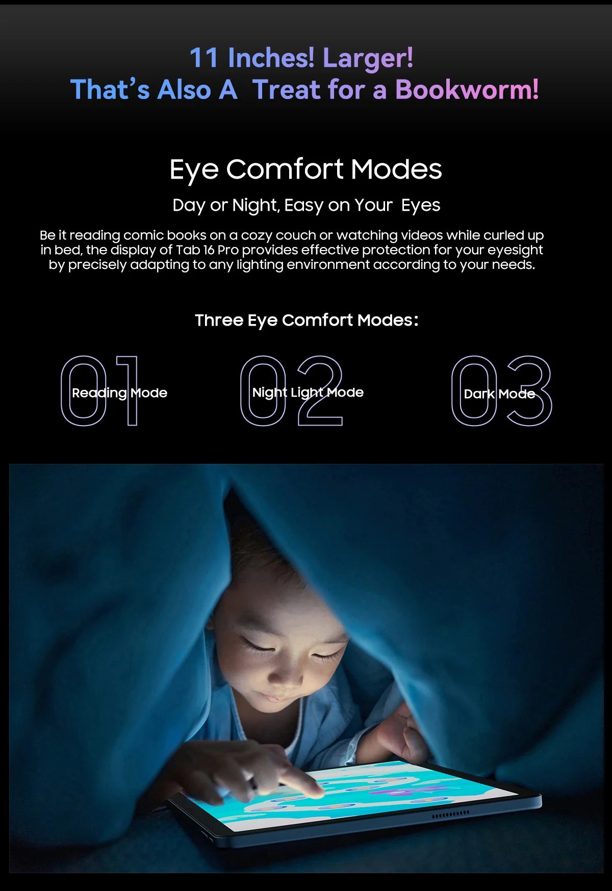 Blackview Android 14 Tab 16 Pro 11 Inch Touch Tablet 2K Screen 24GB +256GB 4G LTE+5G WiFi Gaming Tablets with Protective Shell