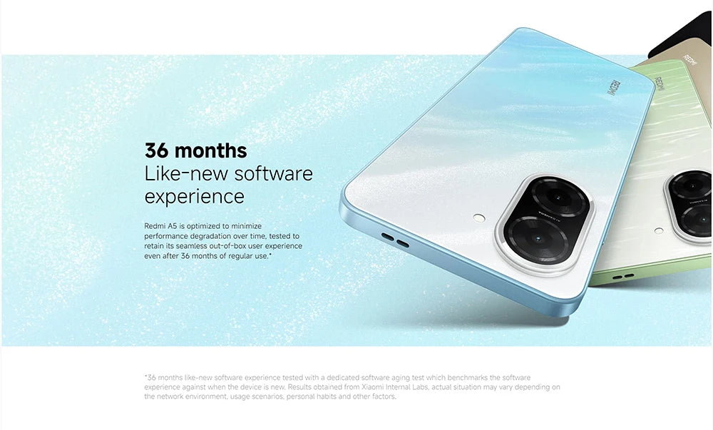 Global Version Xiaomi Redmi A5 Smartphone 32MP AI dual camera 6.88 "120hz Display Seite Finger abdruck 5200mah Schnel