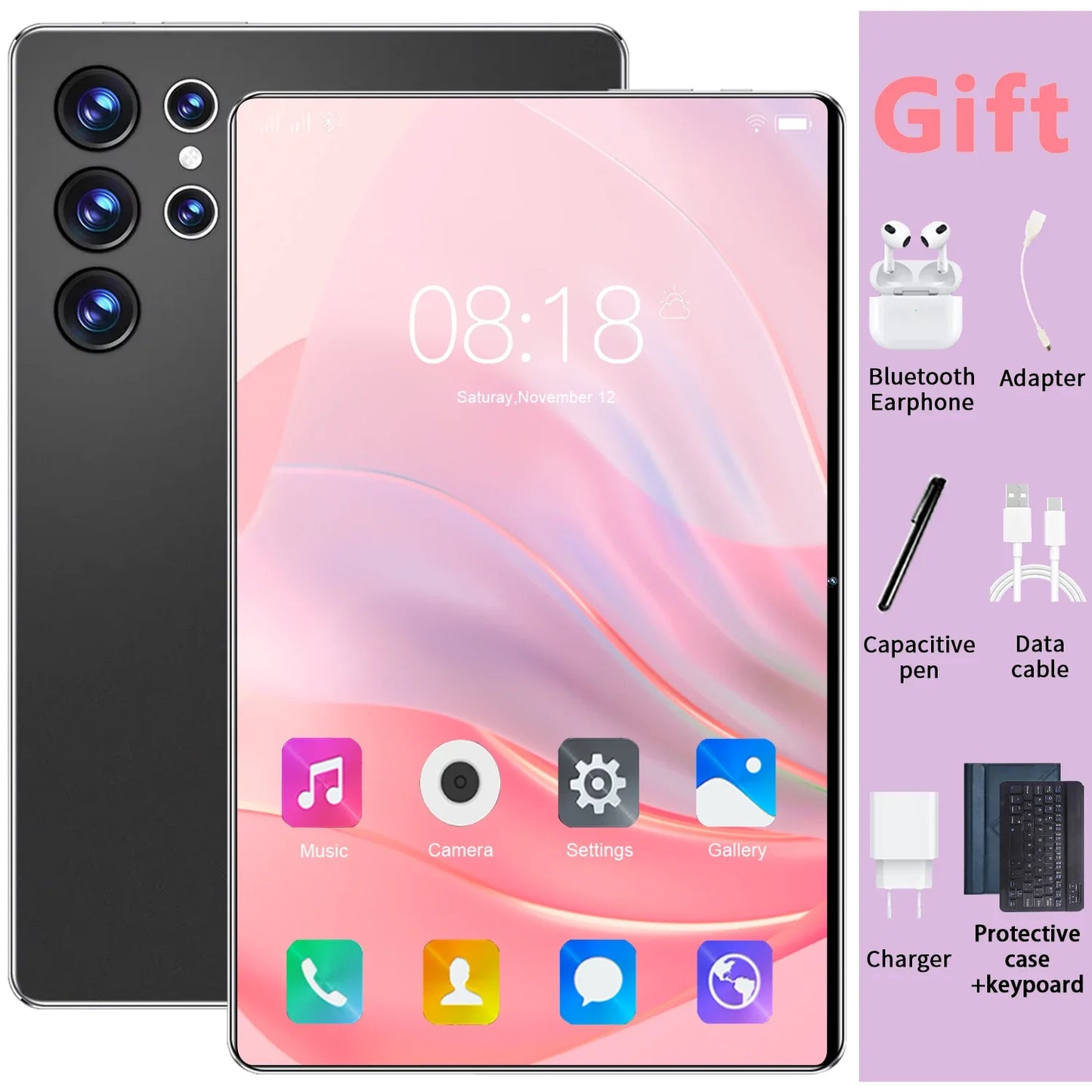 2025 Global New 10.36 inch tablet Android 14 Pad 15 Pro 16GB 1TB Snapdragon 8 Gen2 4KHD 5G WIFI Bluetooth WPS 20000mAh tablets