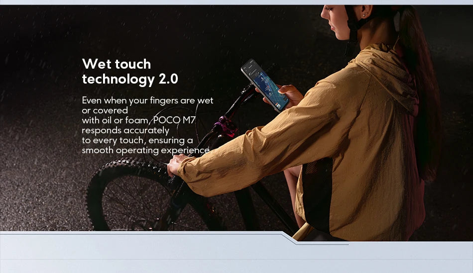 POCO M7 Global Version Smartphone 128GB 256GB Snapdragon 685 7000mAh battery Immersive 6.9" FHD+ Display NFC 33W Charging