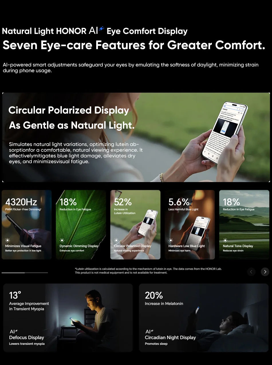 2025 New Original HONOR Magic7 Pro Global Version 5G Smartphone Snapdragon 8 Elite 6.8''120Hz LTPO Display 100W Fast Charge IP69