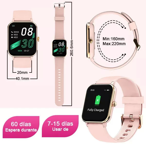 2025 Smart Watch For Men/Women, Waterproof Smartwatch Bluetooth iPhone Samsung