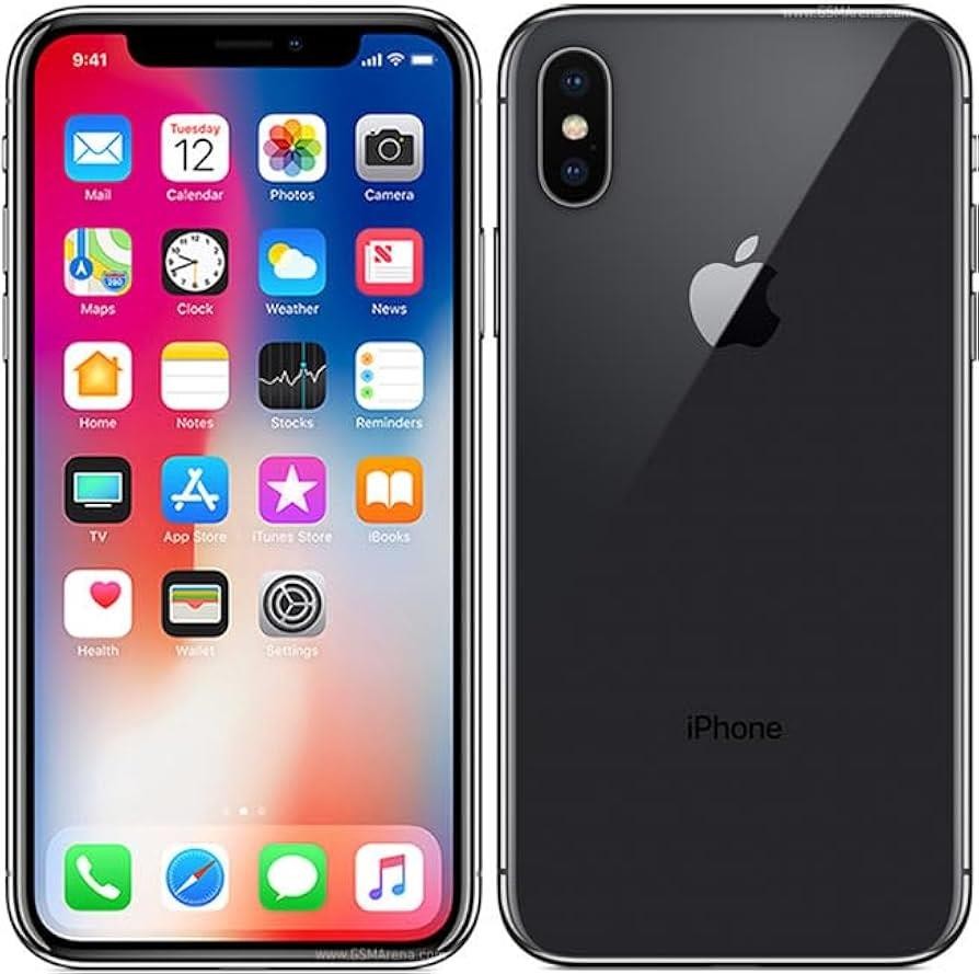 Apple iPhone X A1901 - 256 GB - Space Gray (GSM Unlocked)(AT&T)(T-Mobile)