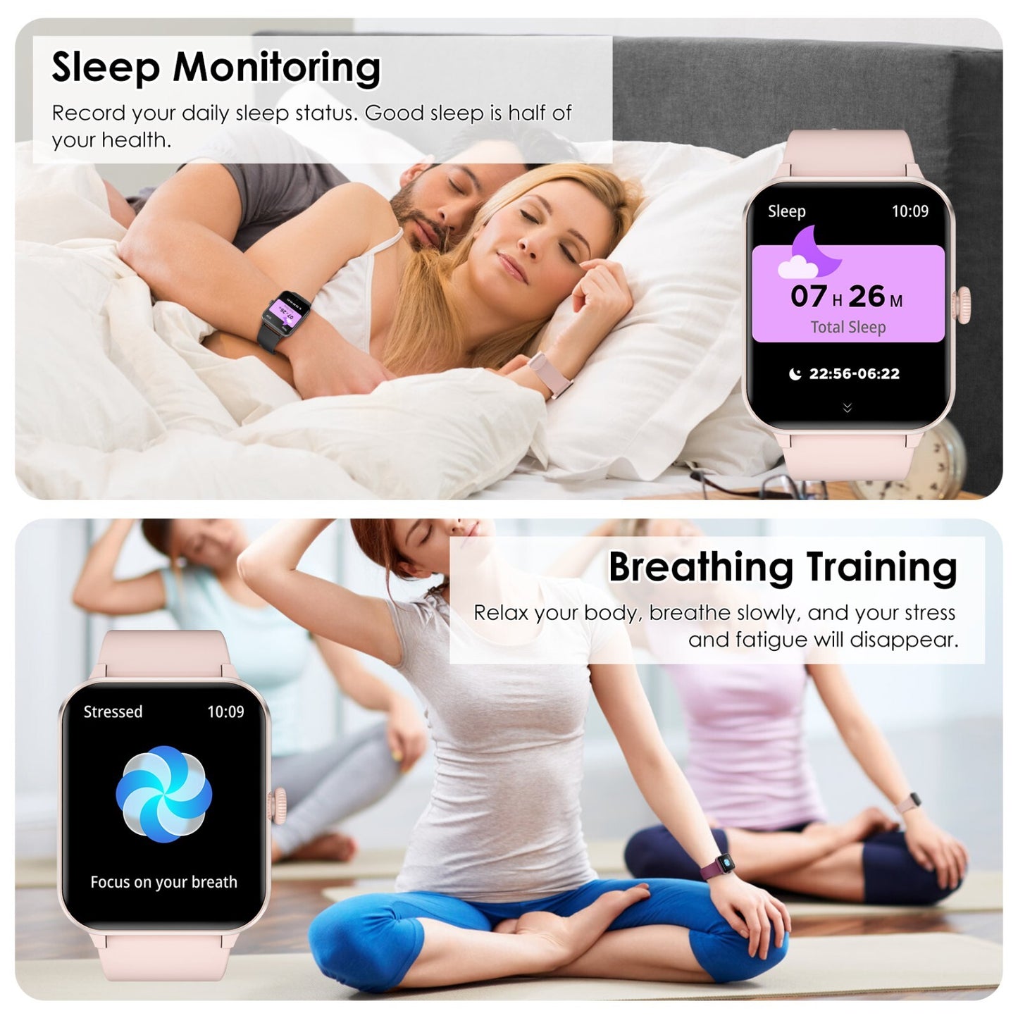 2026 Smart Watch For Men/Women, Waterproof Smartwatch Bluetooth iPhone Samsung