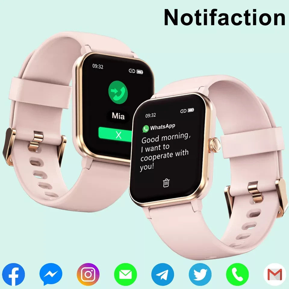 2025 Smart Watch For Men/Women, Waterproof Smartwatch Bluetooth iPhone Samsung