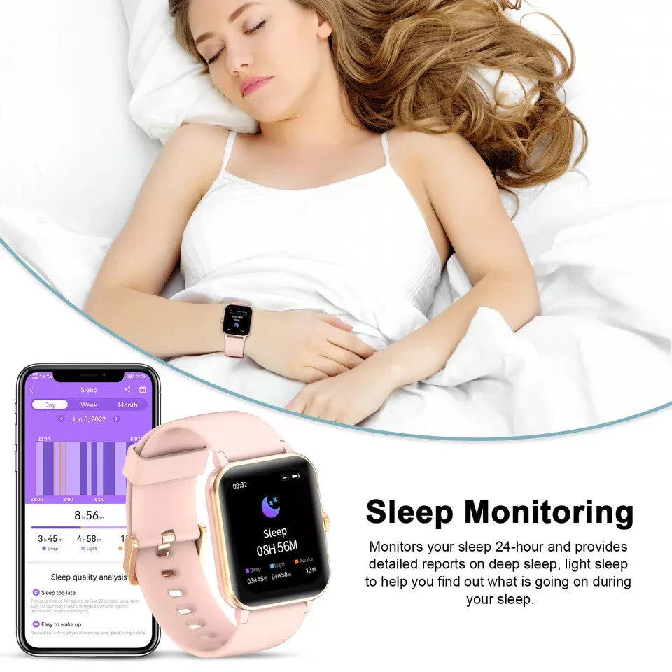 2025 Smart Watch For Men/Women, Waterproof Smartwatch Bluetooth iPhone Samsung