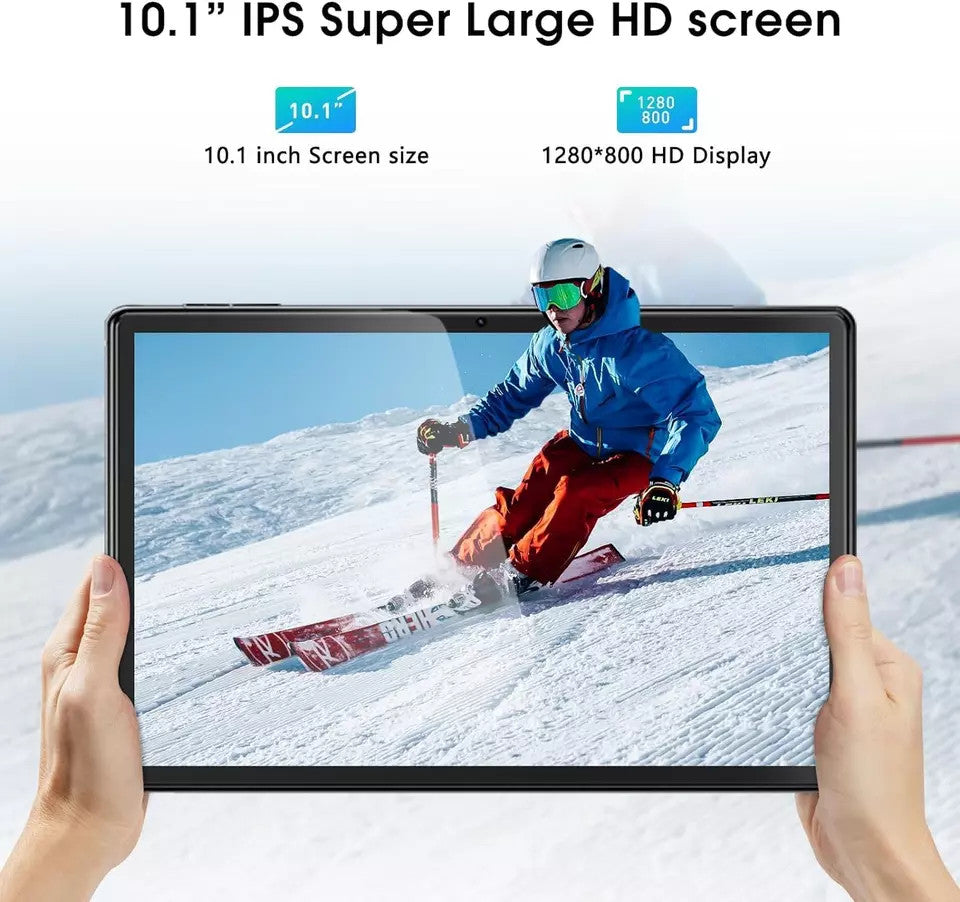 SGIN 10.1" WIFI Tablet Android 12 IPS HD 2GB+64GB Quad-Core Netflix Dual Camera