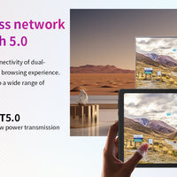 URAO 10 Inch Tablet Android 14 8GB(3+5 Expand) RAM 64GB ROM 1TB Expand 1280x800 IPS Screen 5000MAH Battery Dual Cameras WiFi 6