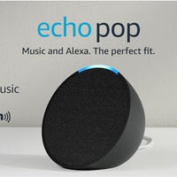 Amazon Echo Pop, Our smallest Alexa speaker, Fits in any room, Charcoal