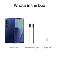 Samsung Galaxy Z Fold7 Cell Phone, 512GB AI Smartphone, Unlocked Android, AI Photo Edits, Large Screen, Long Battery Life, 2025, US 1 Yr Manufacturer Warranty, Blue Shadow