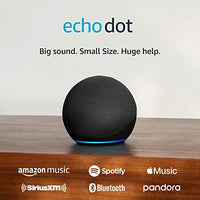 Amazon Echo Dot, Vibrant sounding Alexa speaker, Great for bedrooms, dining rooms and offices, Charcoal