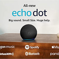 Amazon Echo Dot, Vibrant sounding Alexa speaker, Great for bedrooms, dining rooms and offices, Charcoal