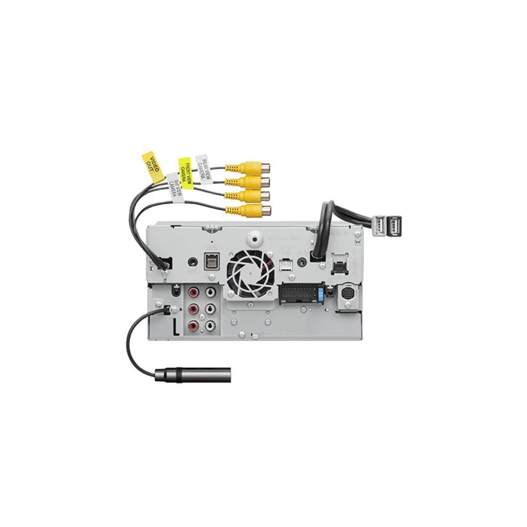 KENWOOD DMX9707S 6.95-Inch Capacitive Touch Screen, Car Stereo, Wired and Wireless CarPlay and Android Auto, Bluetooth, AM/FM Radio, MP3 Player, USB Port, Double DIN, 13-Band EQ, SiriusXM