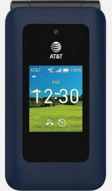 AT&T Cingular Flex 2 Smart Flip, 4GB, Unlocked Phone (Classic Navy)