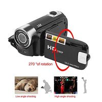 Digital Camcorder, DH-90 16X Digital Zoom 2.7 Inch Colourful Display Screen, High Definition Camera Image Video Shooting Camcorder US Plug 110-240V